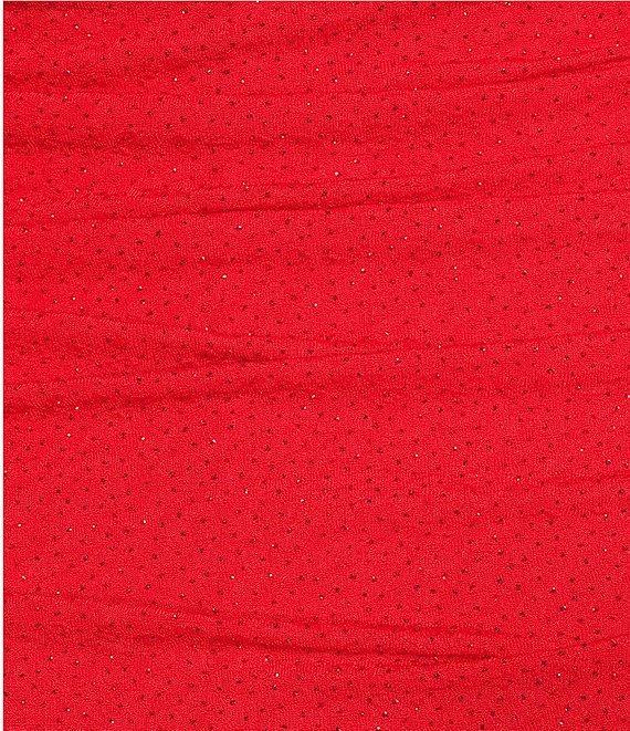 Honey and Rosie Adjustable Spaghetti Strap Cowl Neck Fitted Short Shirred Dress Product Image