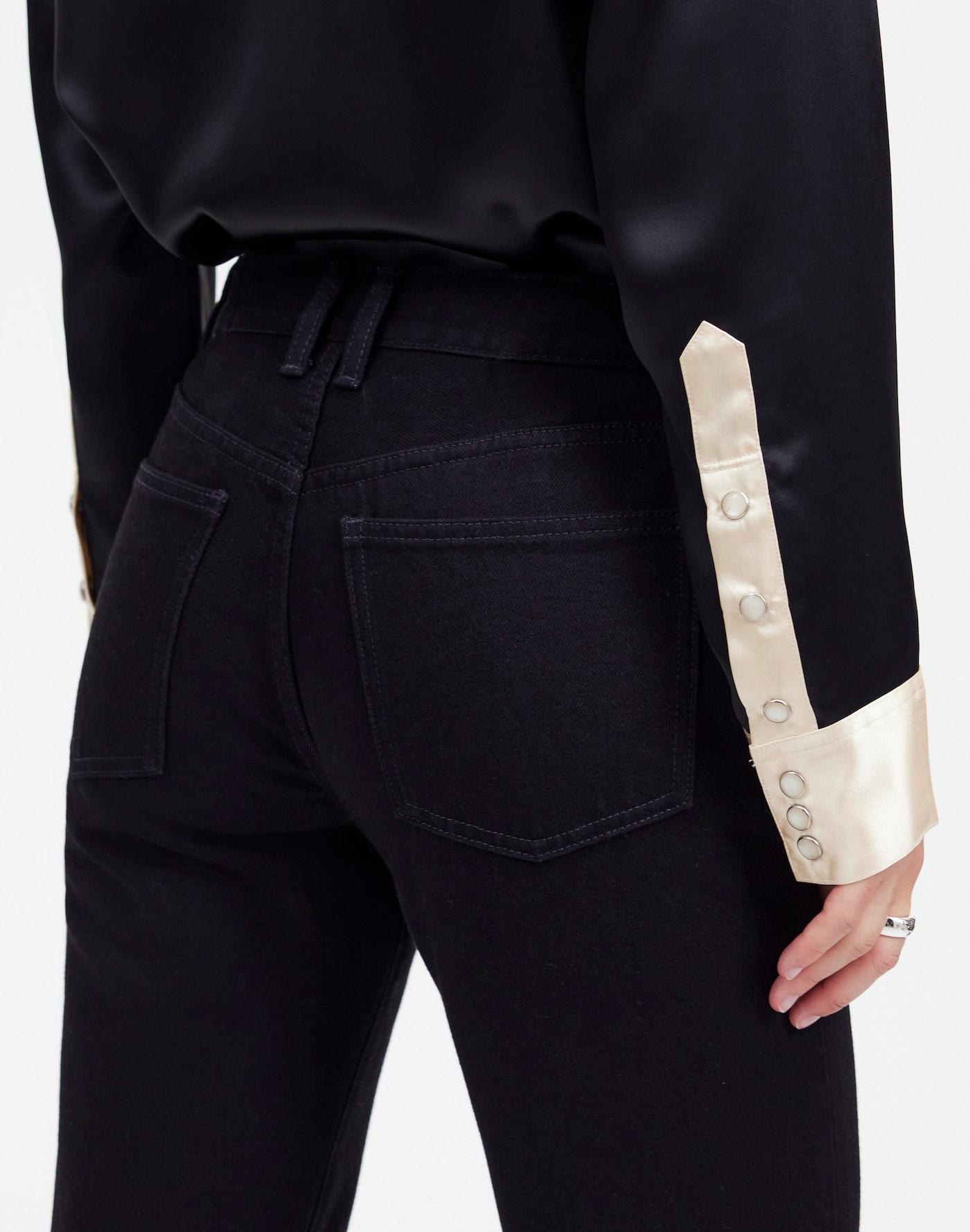 Alexa Chung for Madewell High-Rise Straight Jean in Outridge Wash Product Image