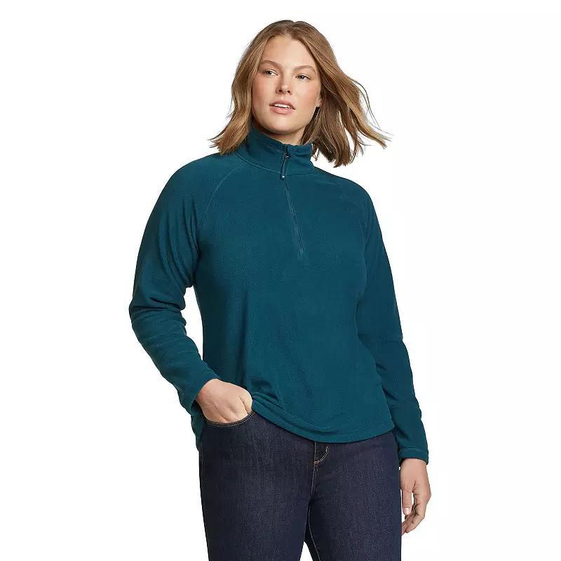 Women's Eddie Bauer Quest 1/4 Zip Pullover, Size: 1XL, Black Product Image