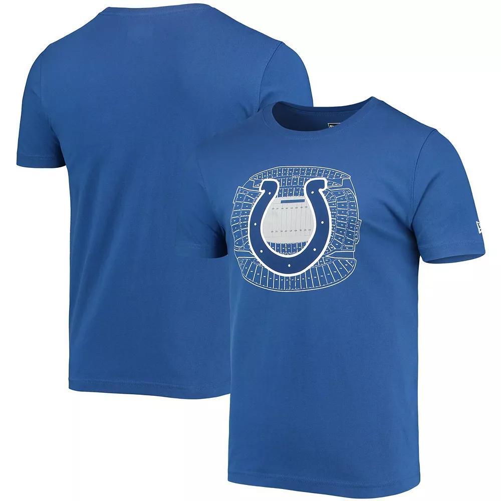 Men's New Era Royal Indianapolis Colts Stadium T-Shirt, Size: Small, Blue Product Image