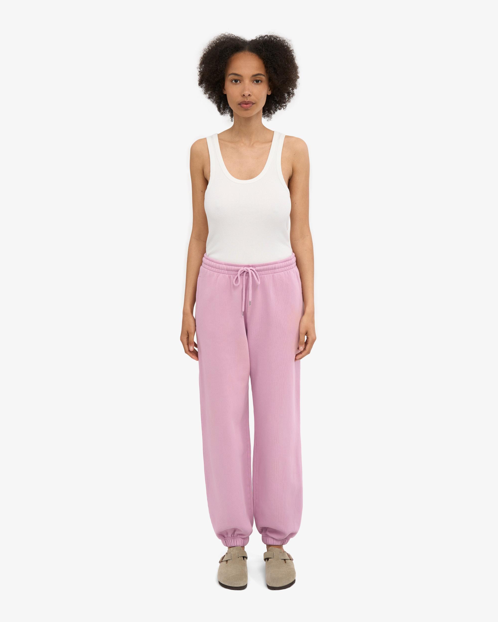 Organic Relaxed Sweatpants - Cherry Blossom Product Image