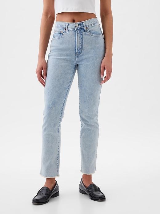 High Rise Vintage Slim Jeans Product Image