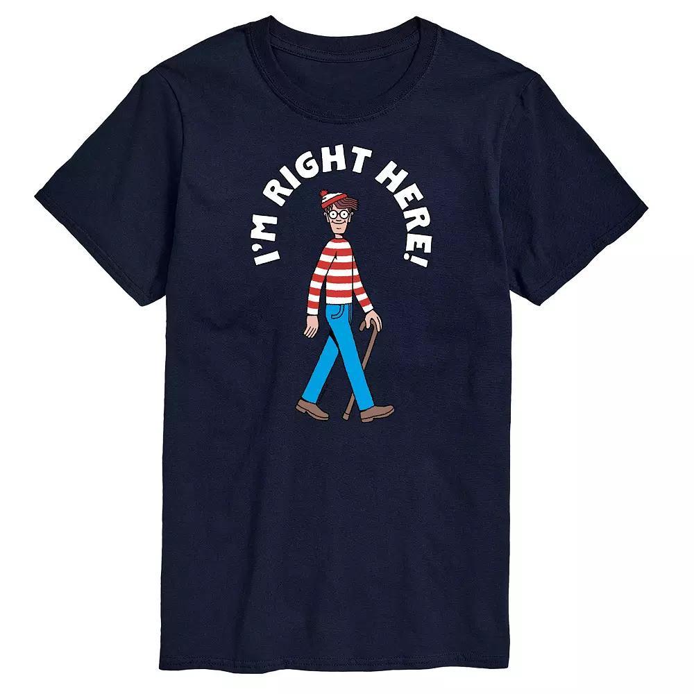 Mens Wheres Waldo Im Right Here Graphic Tee Product Image