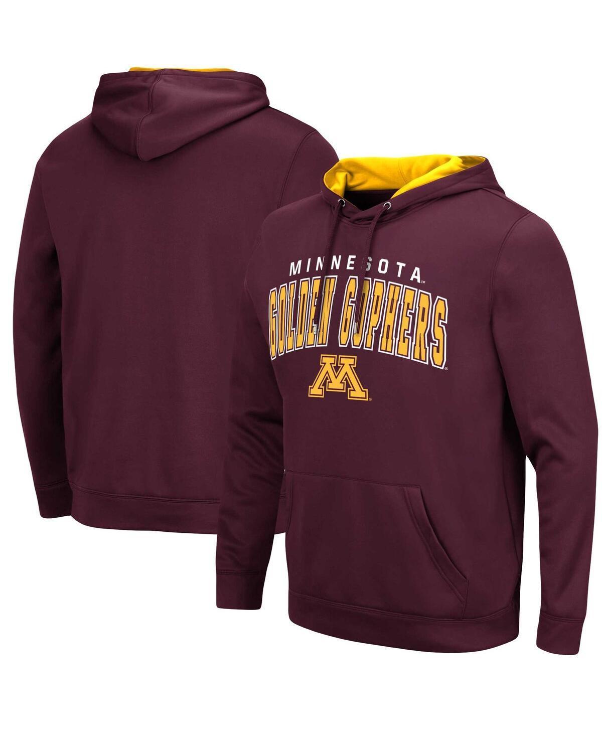 Mens Colosseum Maroon Minnesota Golden Gophers ResistancePullover Hoodie Product Image