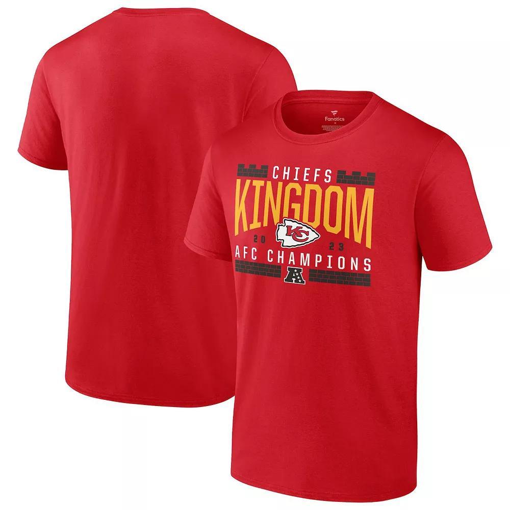 Men's Fanatics Branded Red Kansas City Chiefs 2023 AFC Champions Not Done Yet Big & Tall T-Shirt, Size: 2XLT Product Image