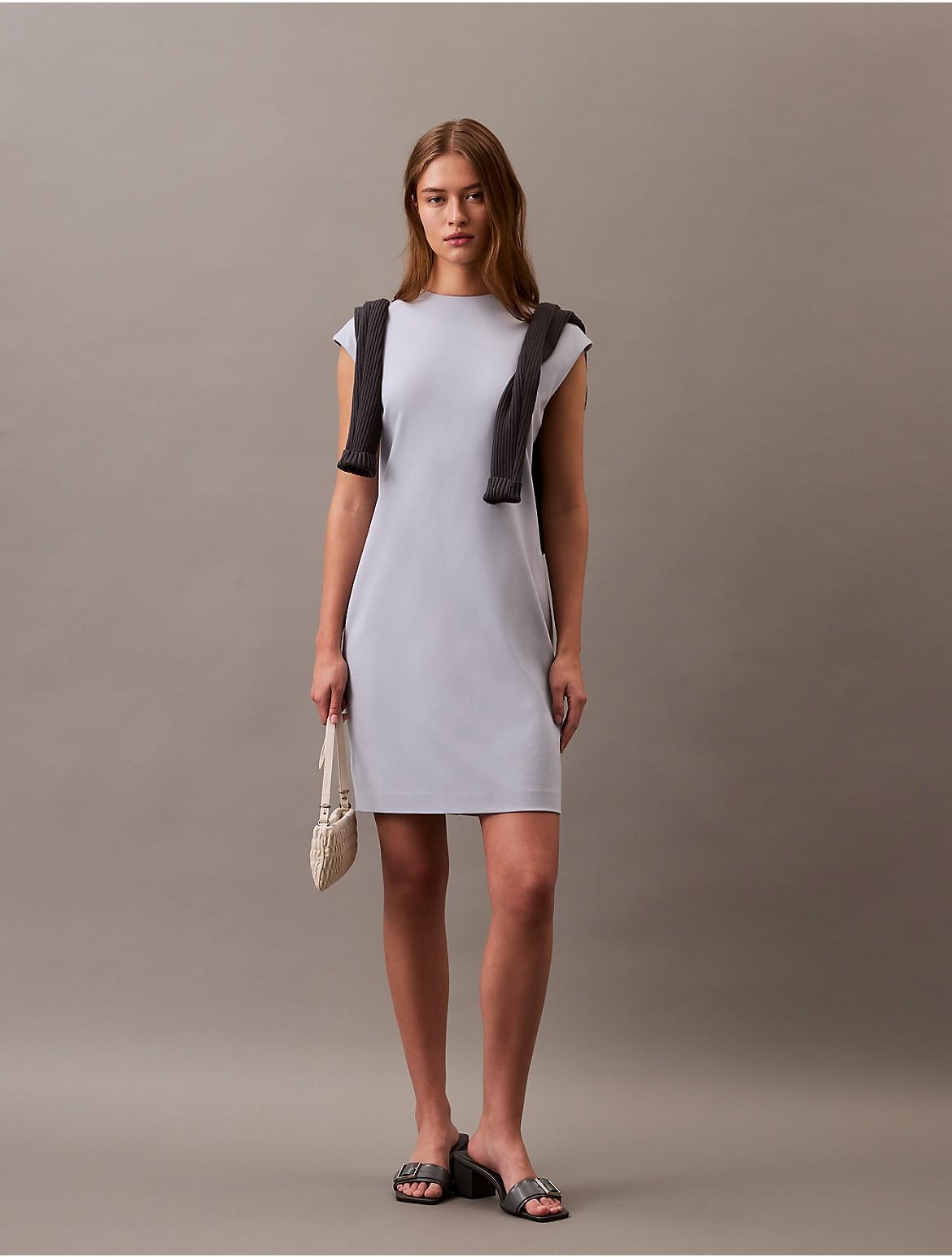 Calvin Klein Women's Ponte Knit Bodycon Dress - Black - XL Product Image