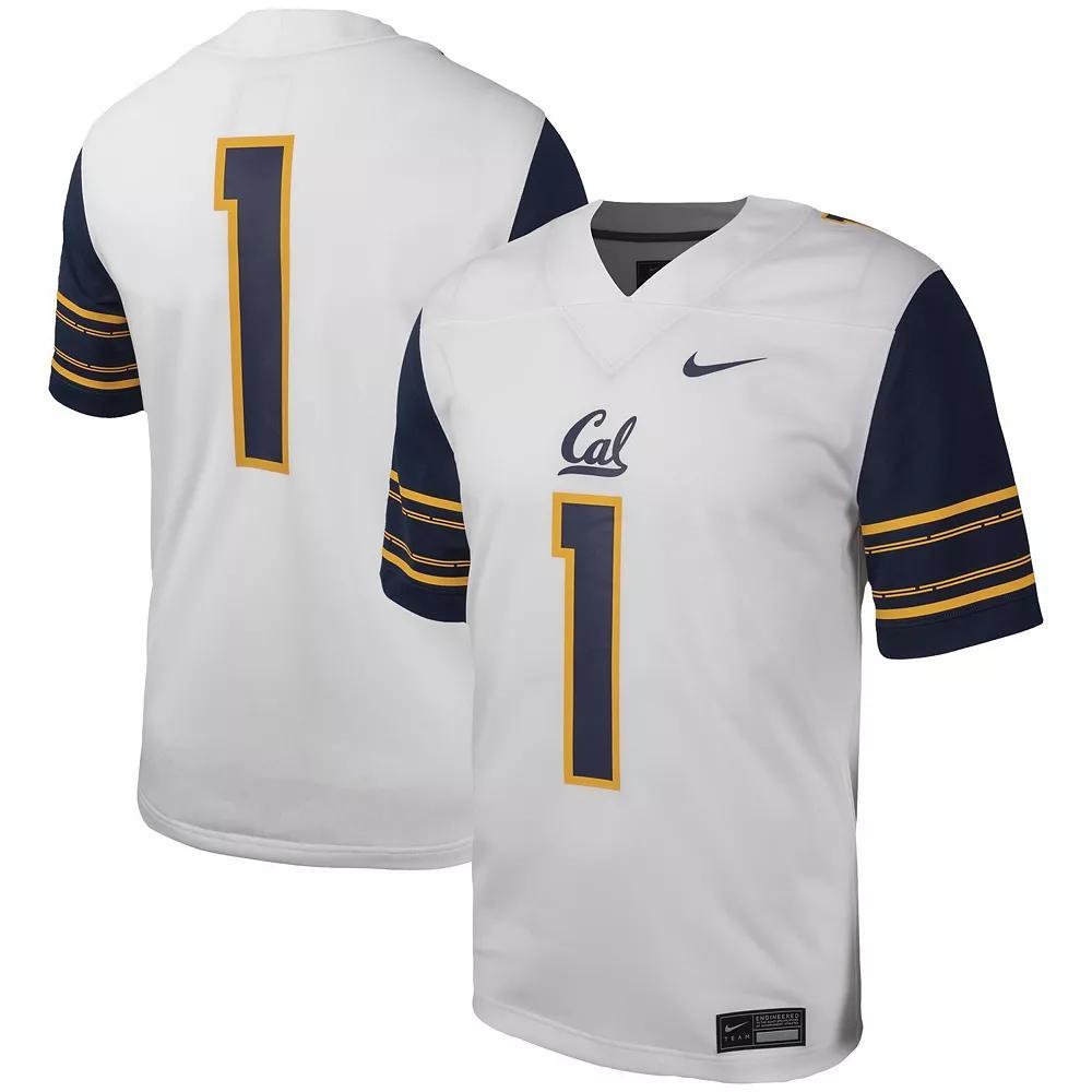 Men's Nike #1 White Cal Bears Untouchable Football Replica Jersey, Size: Medium Product Image