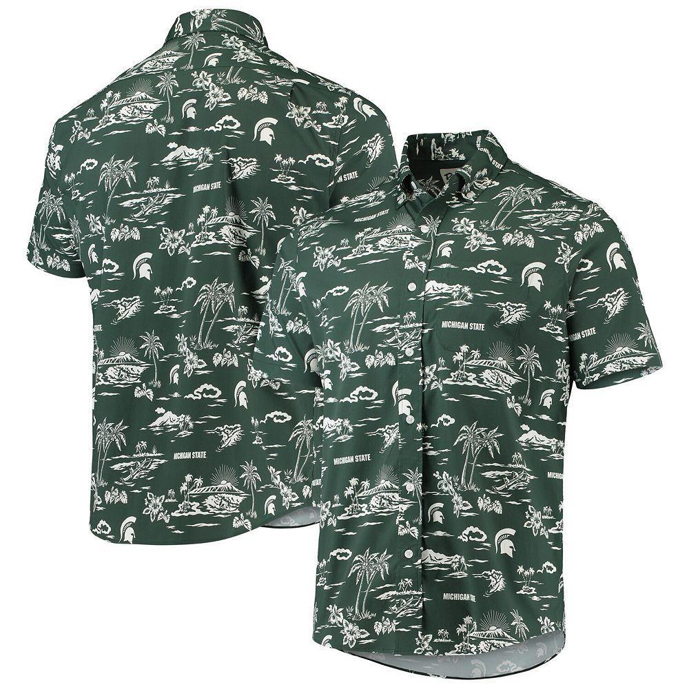 Men's Reyn Spooner Green Michigan State Spartans Classic Button-Down Shirt, Size: XL Product Image