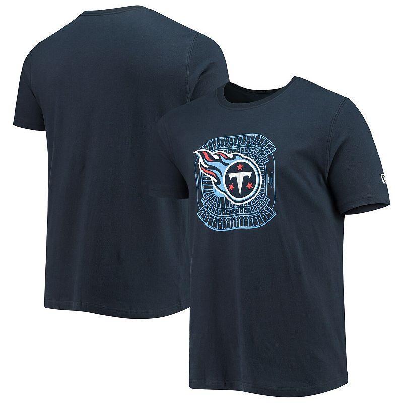 Men's New Era Navy Tennessee Titans Stadium T-Shirt, Size: Large, Blue Product Image