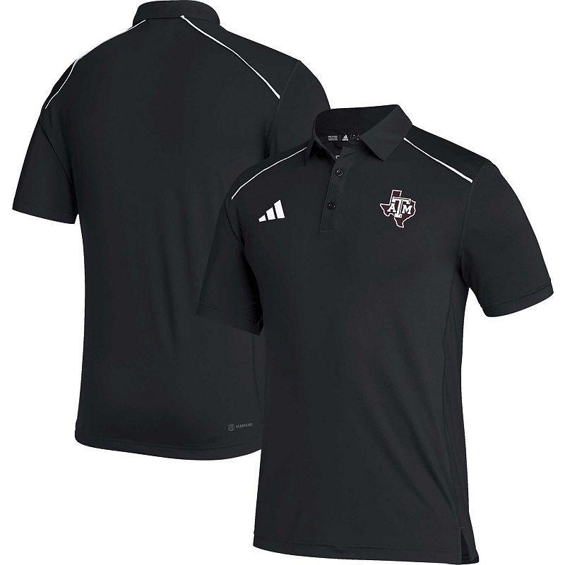Men's adidas Royal Kansas Jayhawks Coaches AEROREADY Polo, Size: 2XL, Blue Product Image
