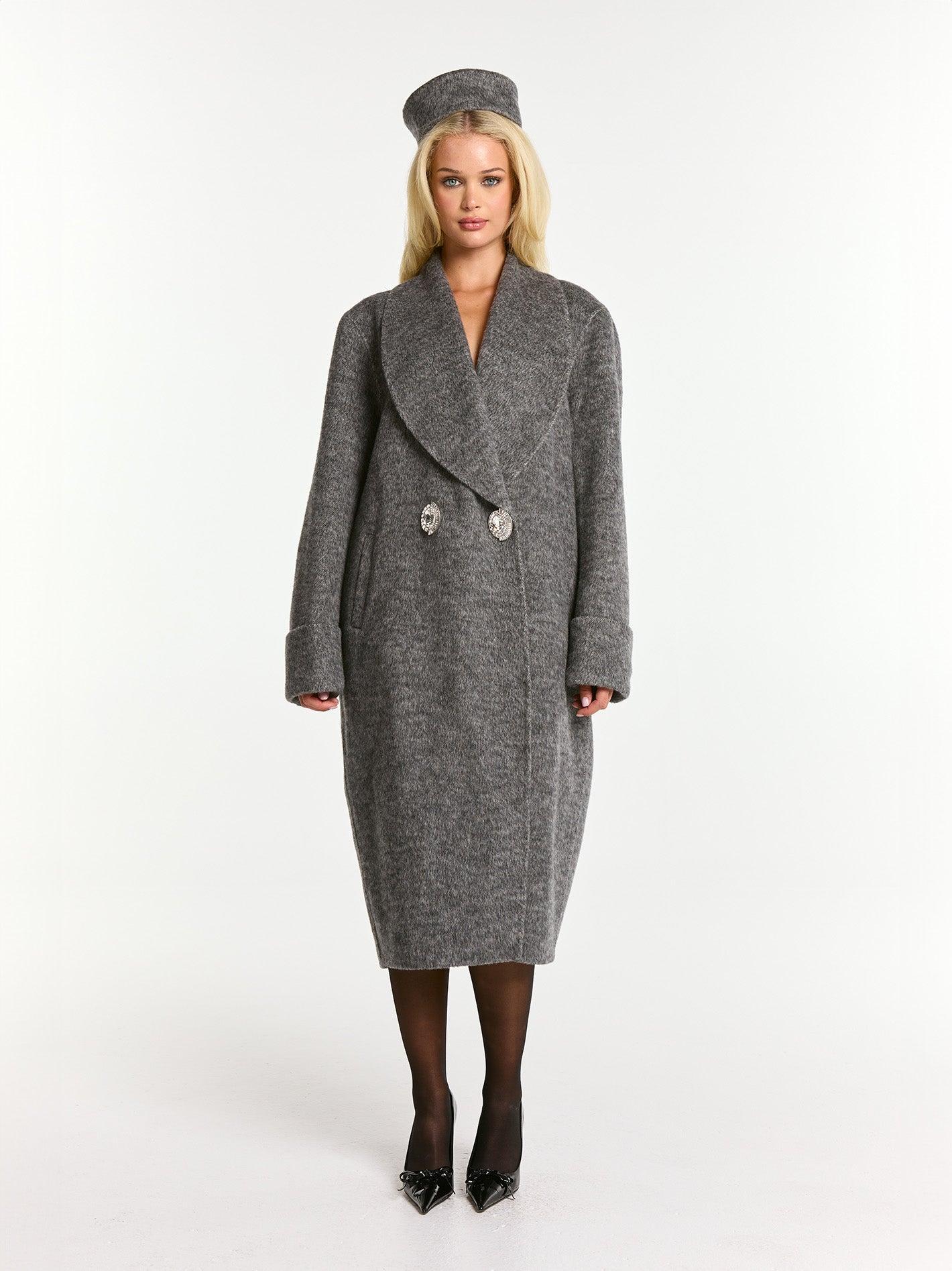 Audrina Coat (Rose Red) Product Image