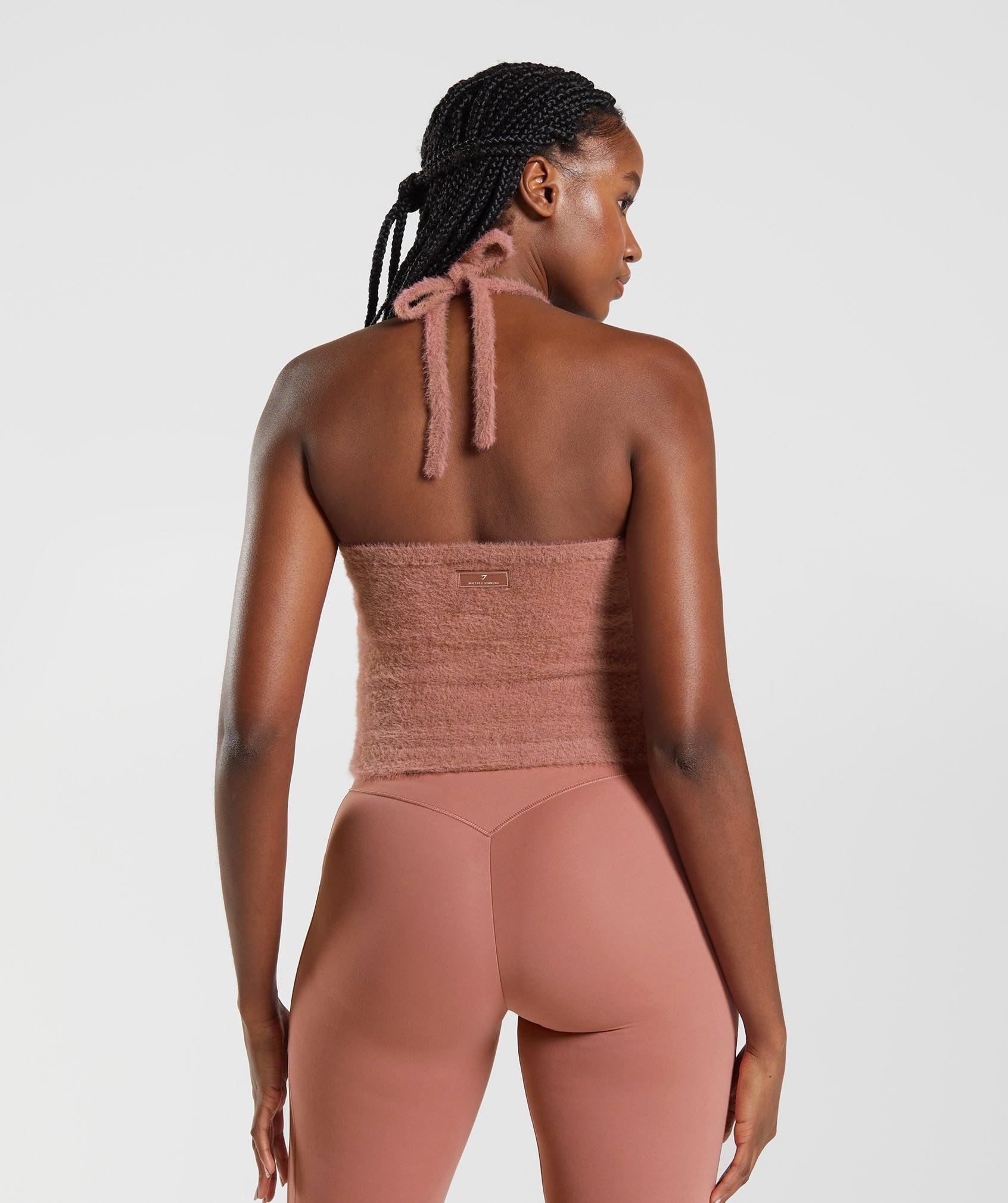 Whitney Eyelash Knit Midi Halter Top Product Image