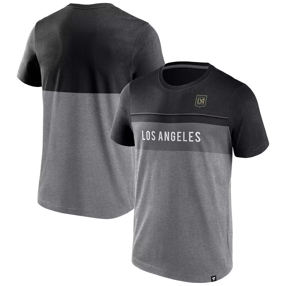 Men's Fanatics Branded Black/Gray LAFC Striking Distance T-Shirt, Size: Small, Lfc Grey Product Image