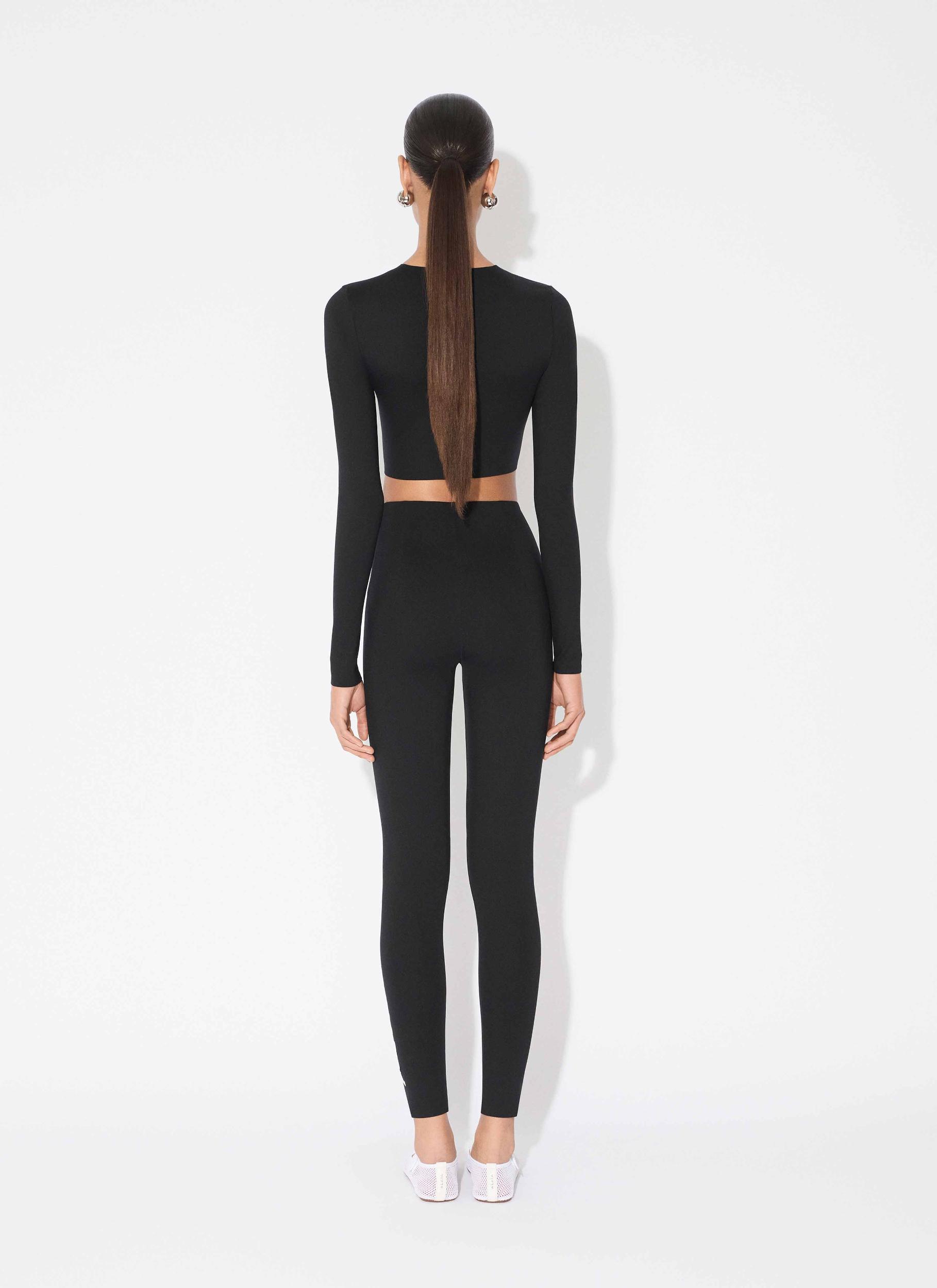 BLACK COMPACT JERSEY TECHNICAL LEGGING Product Image