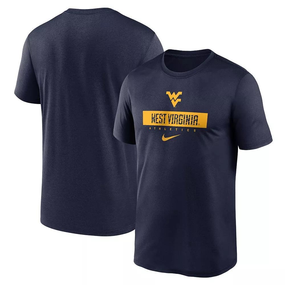 Men's Nike Navy West Virginia Mountaineers 2024 Sideline Legend Performance  T-Shirt, Size: Large, Blue Product Image