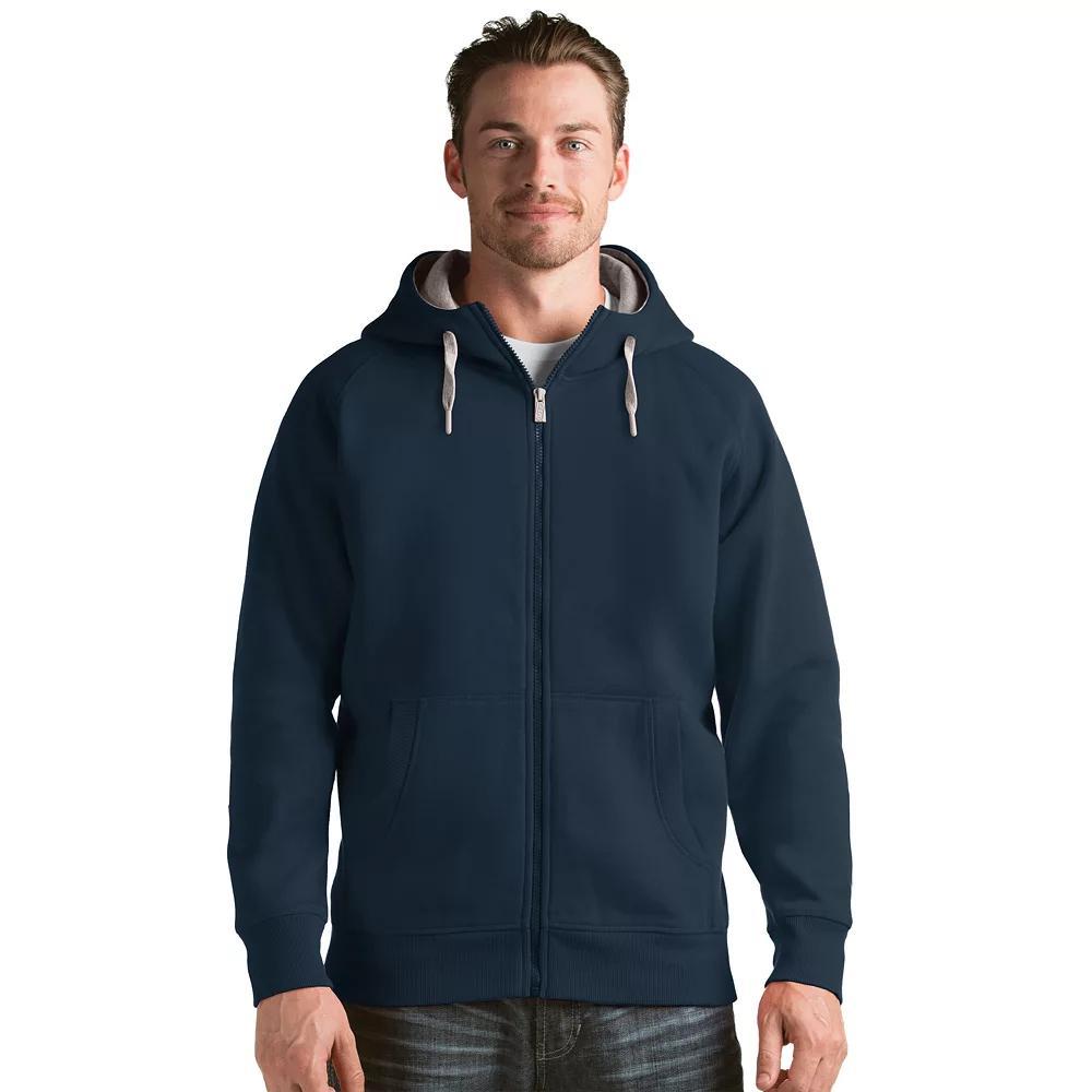 Men's Antigua Victory Full-Zip Hoodie, Size: XL, Blue Product Image