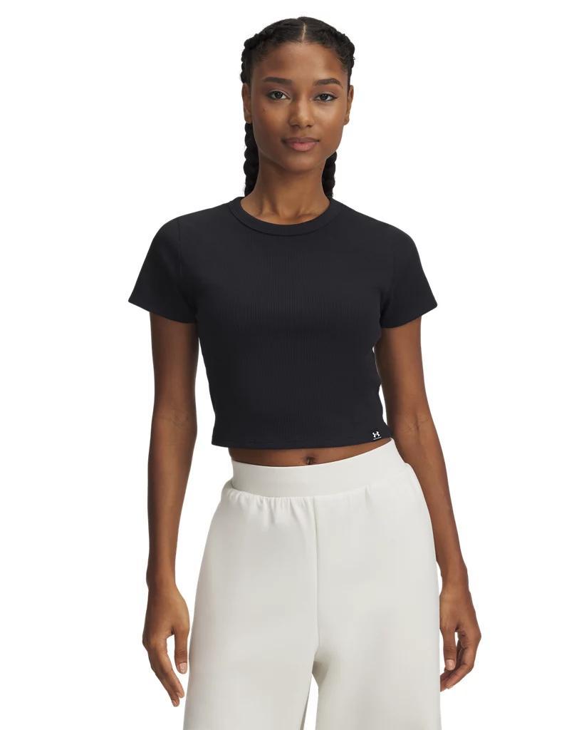 Women's UA Rival Rib Baby T-Shirt Product Image