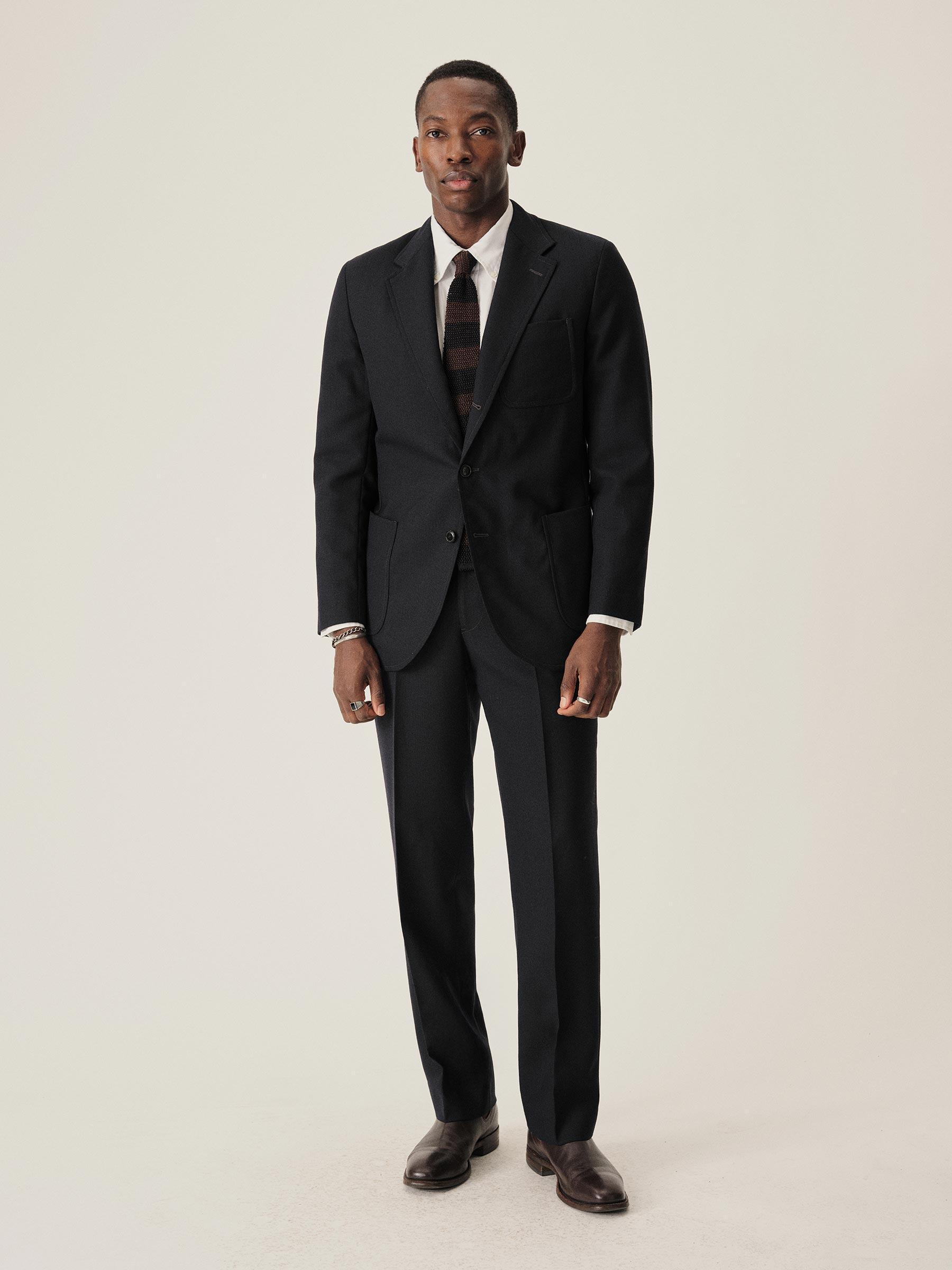 Dress Navy Angelino Wool Graduate Jacket Product Image