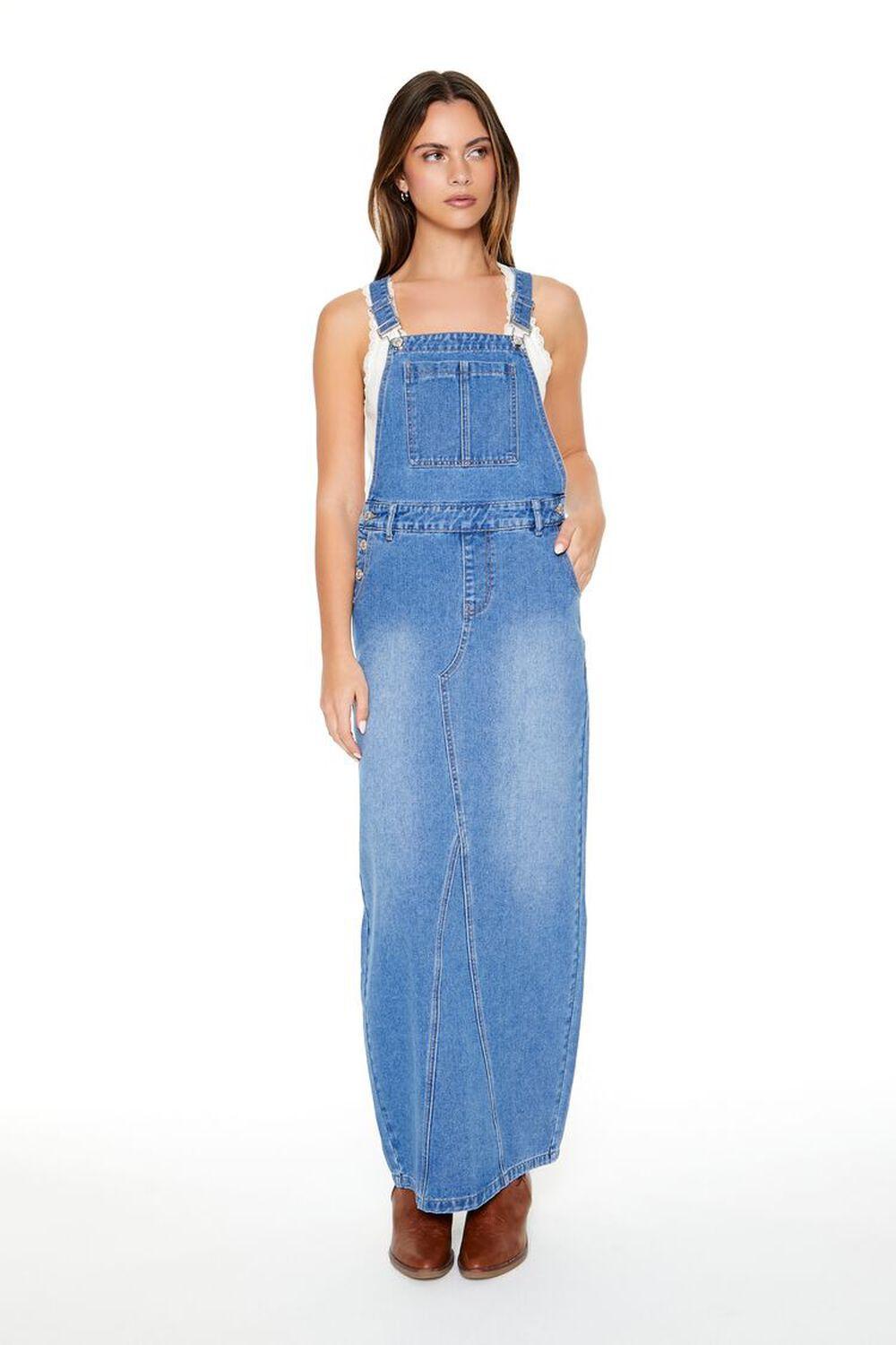 Denim Overall Maxi Dress | Forever 21 Product Image