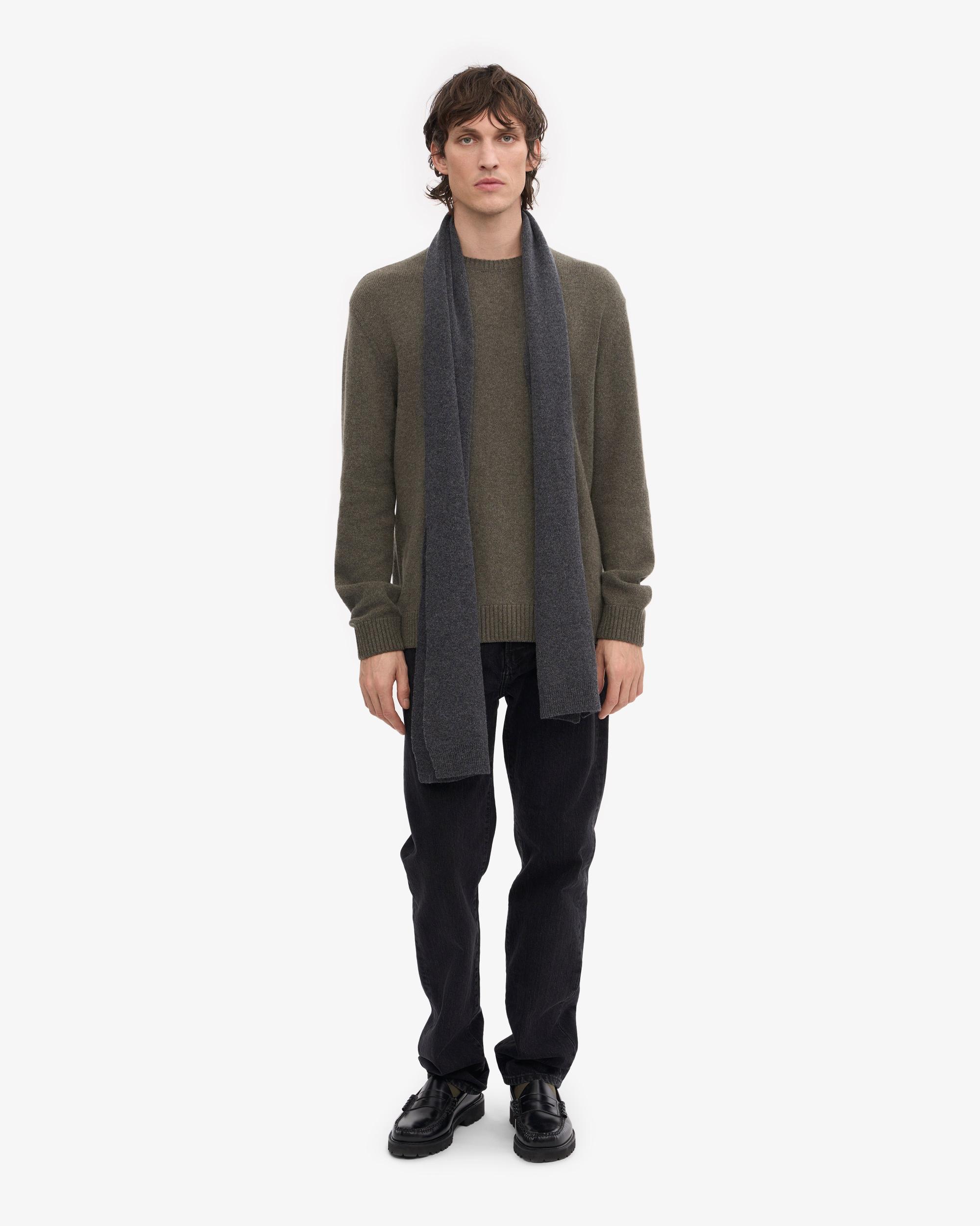 Merino Wool Scarf - Kelly Green Product Image