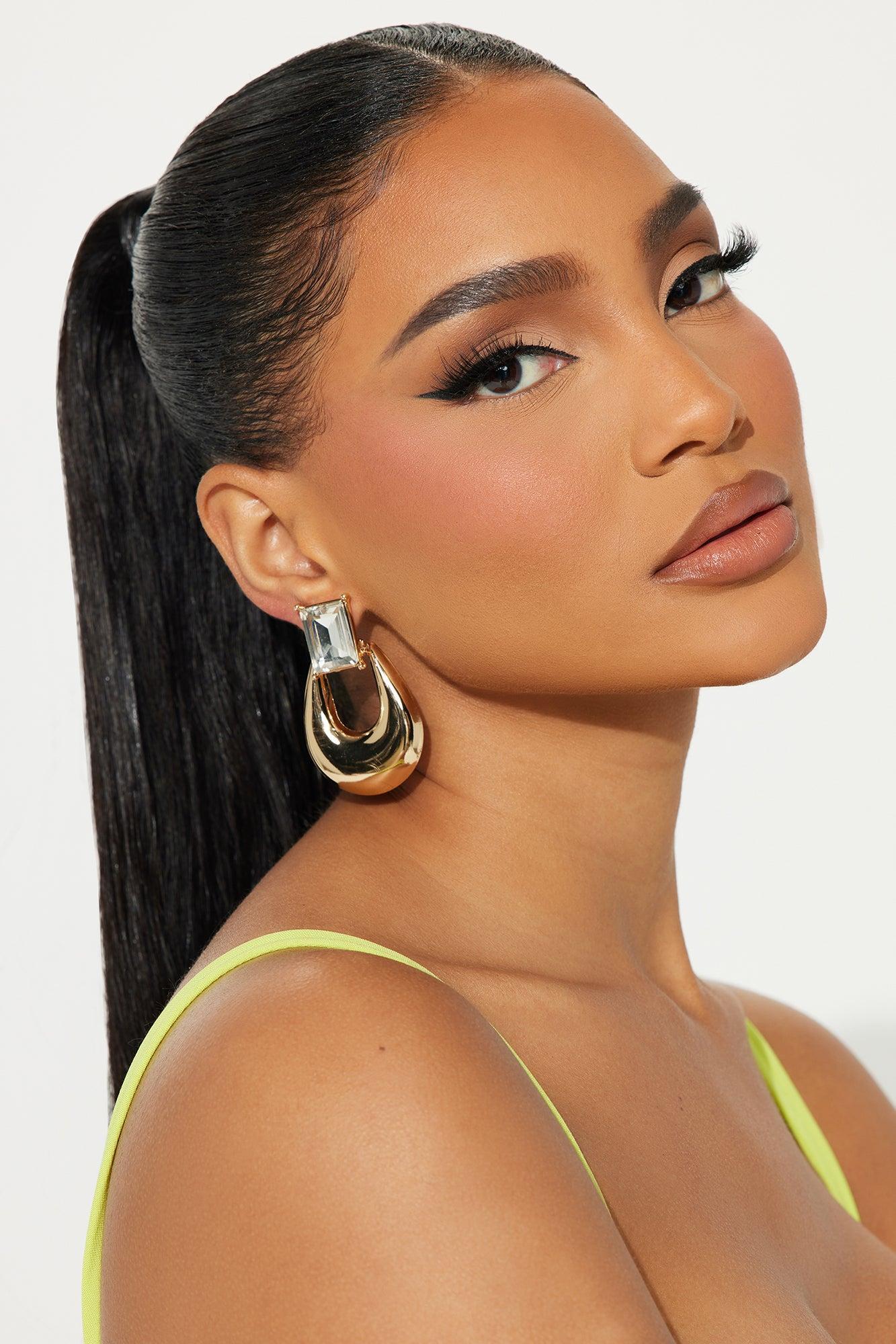 Solstice Swagger Earrings - Gold Product Image