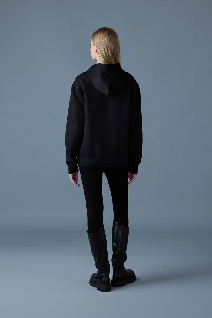 Mackage Krystian Double-Face Jersey Hoodie- Black Product Image