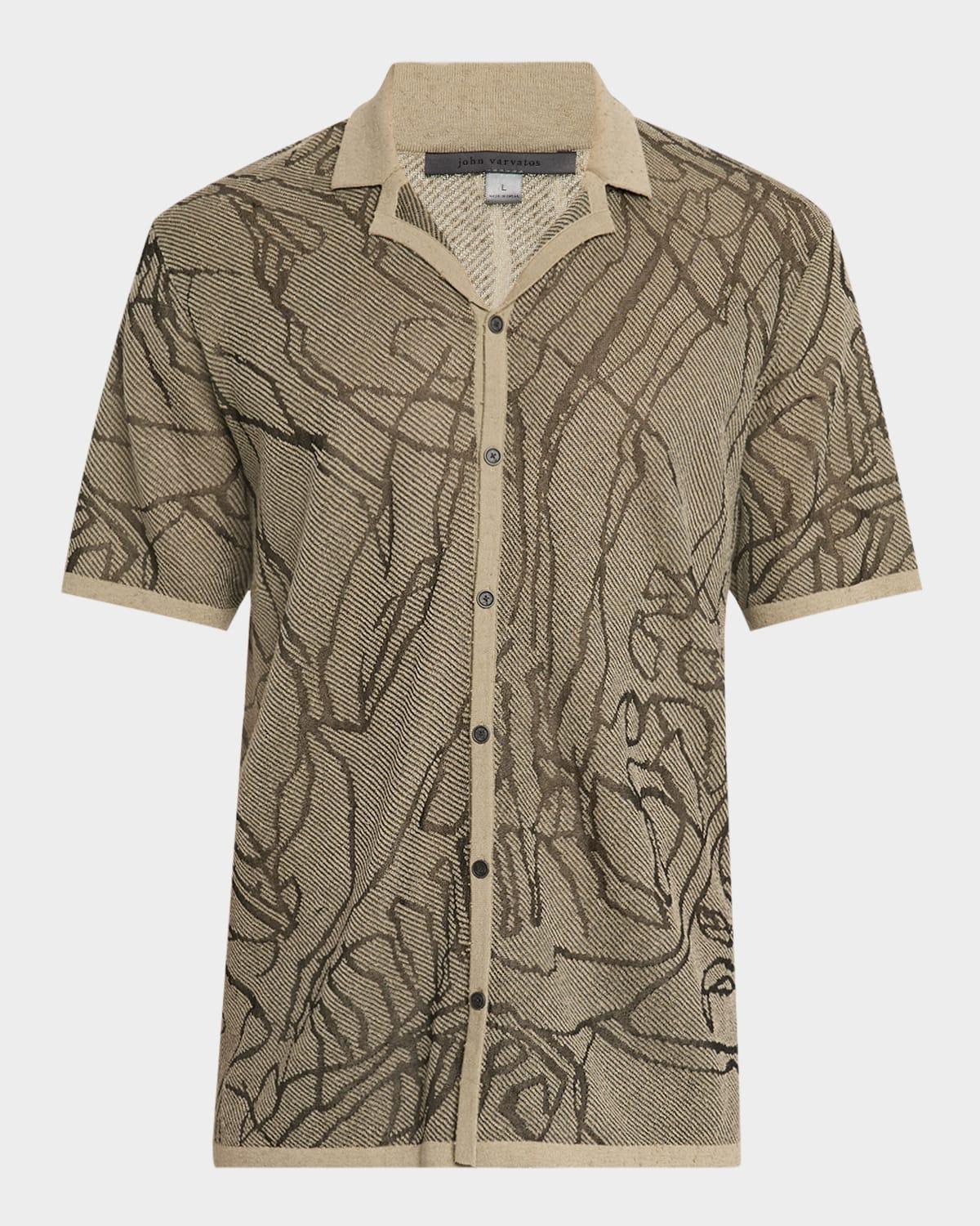 Mens Holt Hand-Drawing Camp Shirt Product Image