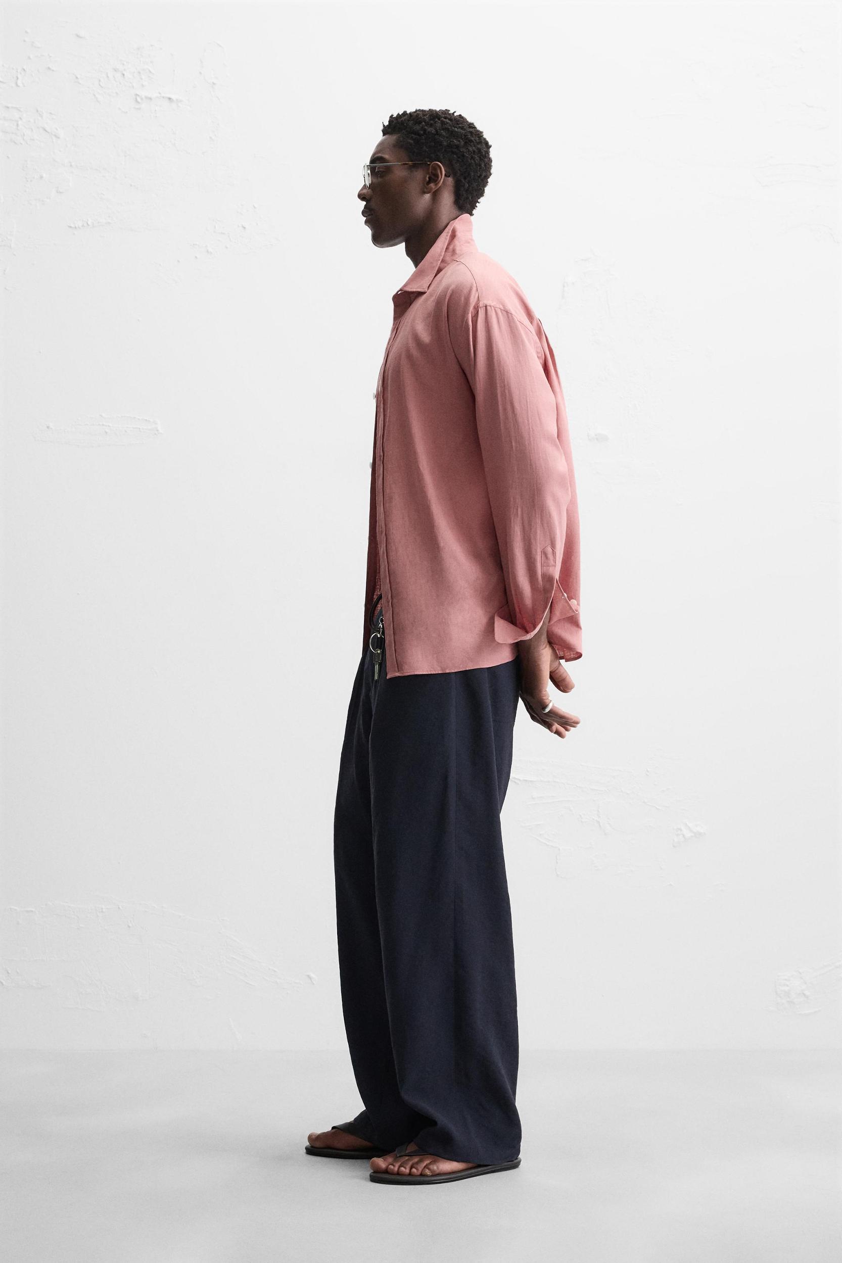LINEN - VISCOSE SHIRT Product Image