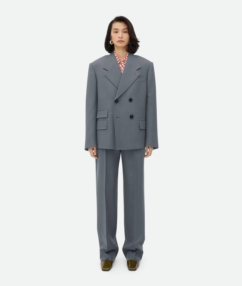 Women's Wool Mohair Jacket in Thunder Product Image