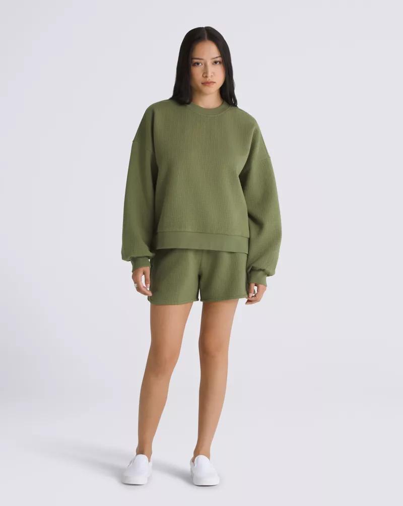 Sabine Loose Jacquard Crew Sweatshirt Product Image