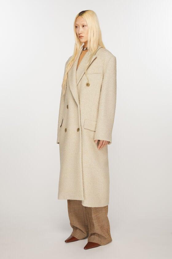 Double-breasted wool coat Product Image