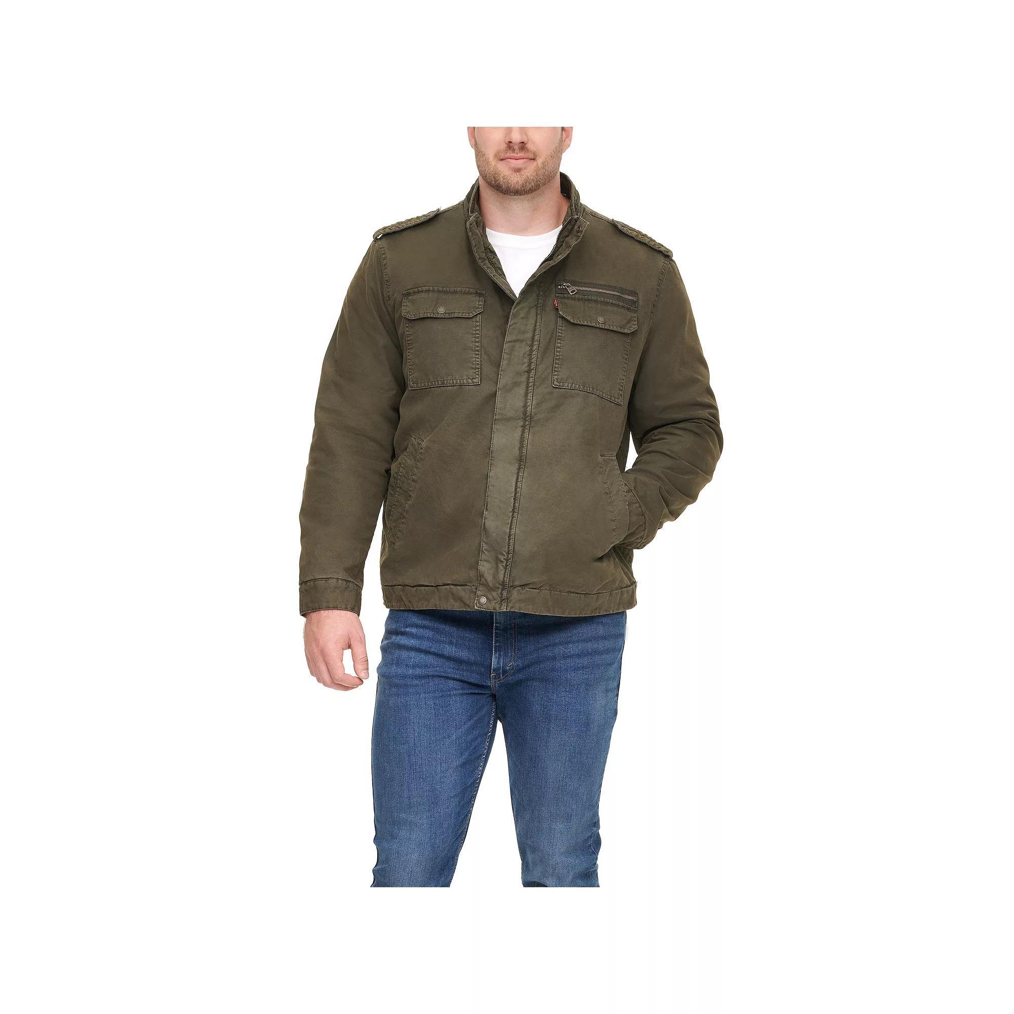 Big & Tall Levi's® Cotton Jacket, Men's, Size: 4XB, Brown Product Image