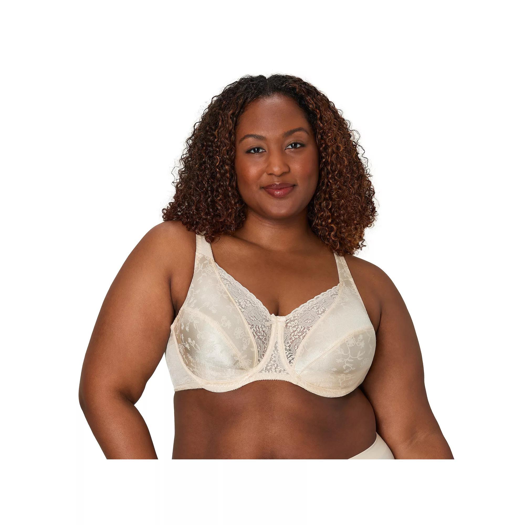 Playtex Secrets Lifts & Supports Full Figure Unlined Underwire Bra 4422, Womens Product Image