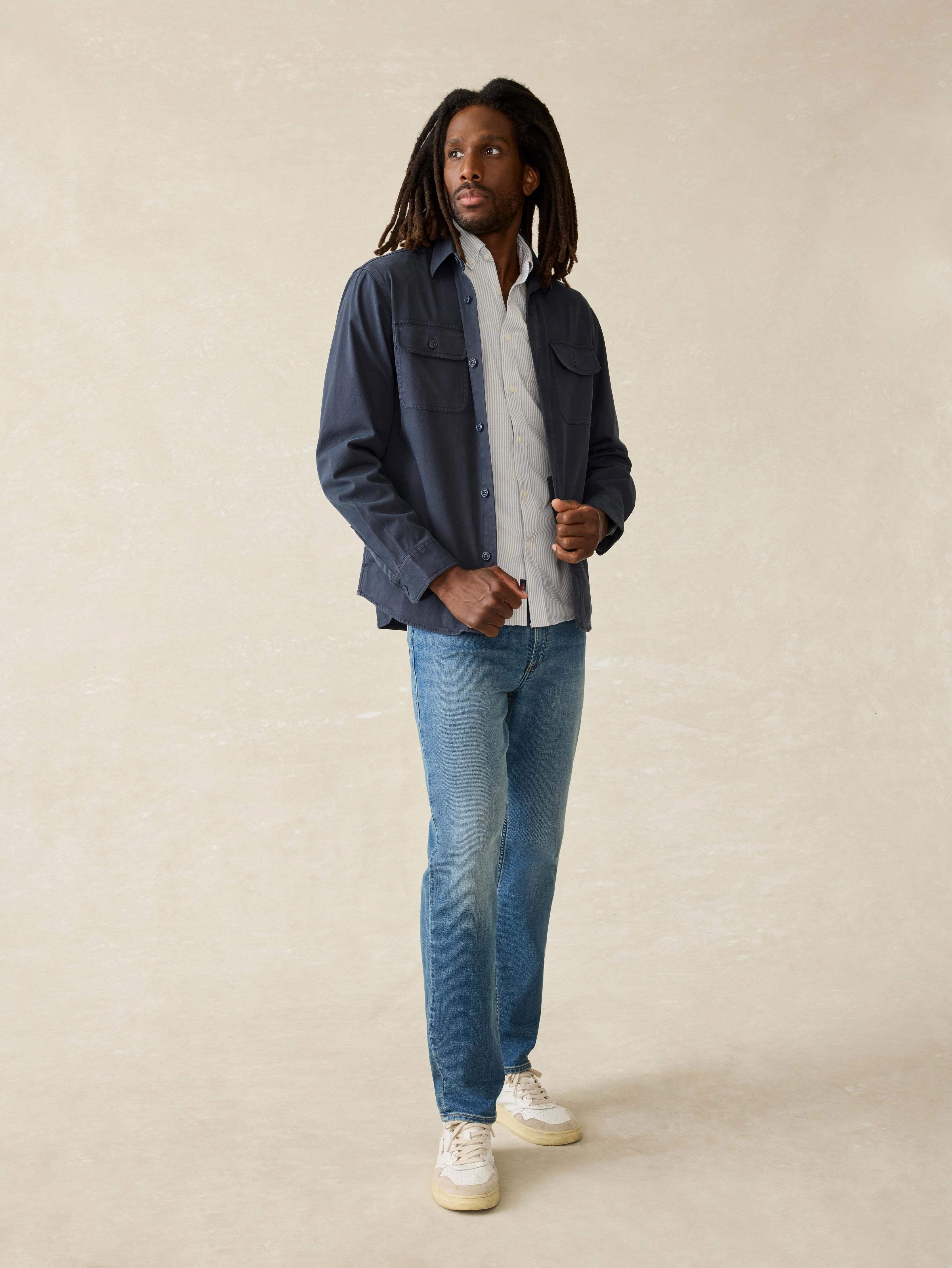Supima Oxford Shirt - Classic Stripe Product Image