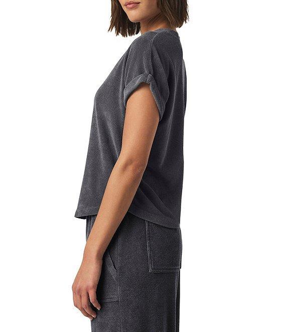 Splendid Taryn Knit Terry Crew Neck Short Sleeve Tee Shirt Product Image