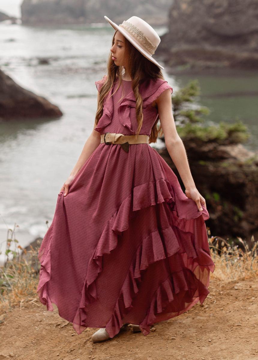 Sylviane Dress in Rosette Girls Product Image