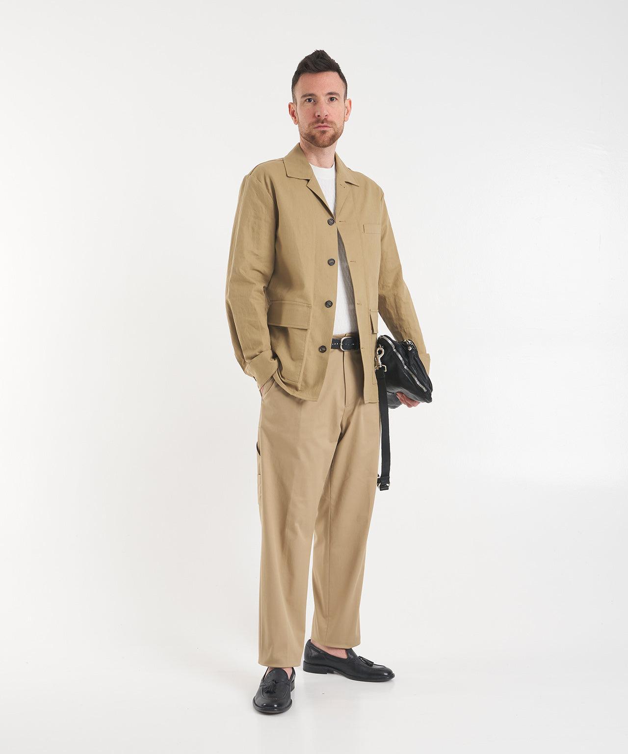 Chino trousers with patch pockets Product Image