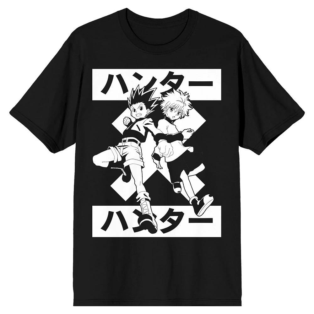 Men's Hunter x Hunter Gon and Killua Tee, Size: Small, Black Product Image