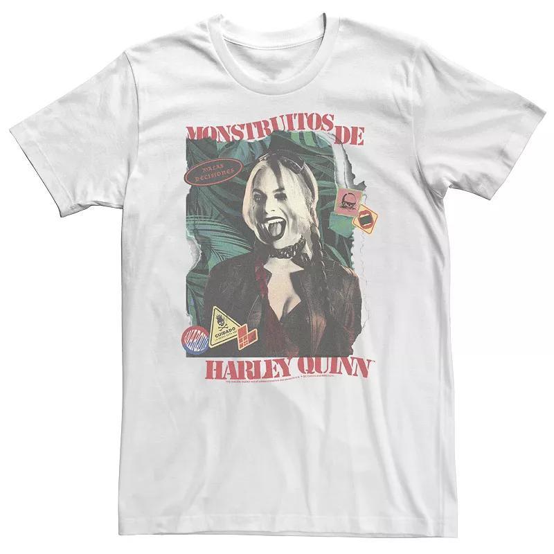 Big & Tall DC Comics The Suicide Squad Monstruitos De Quinn Tee, Men's, Size: 4XL, White Product Image