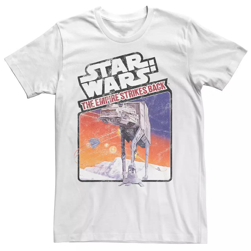 Men's Star Wars The Empire Strikes Back AT-AT Poster Tee, Size: Small, White Product Image