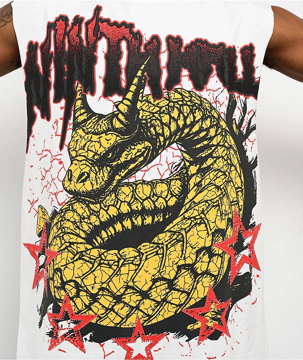 Ninth Hall Snarky White Tank Top Product Image