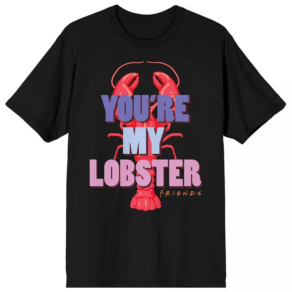 Men's Youre My Lobster Friends Tee, Size: Medium, Black Product Image