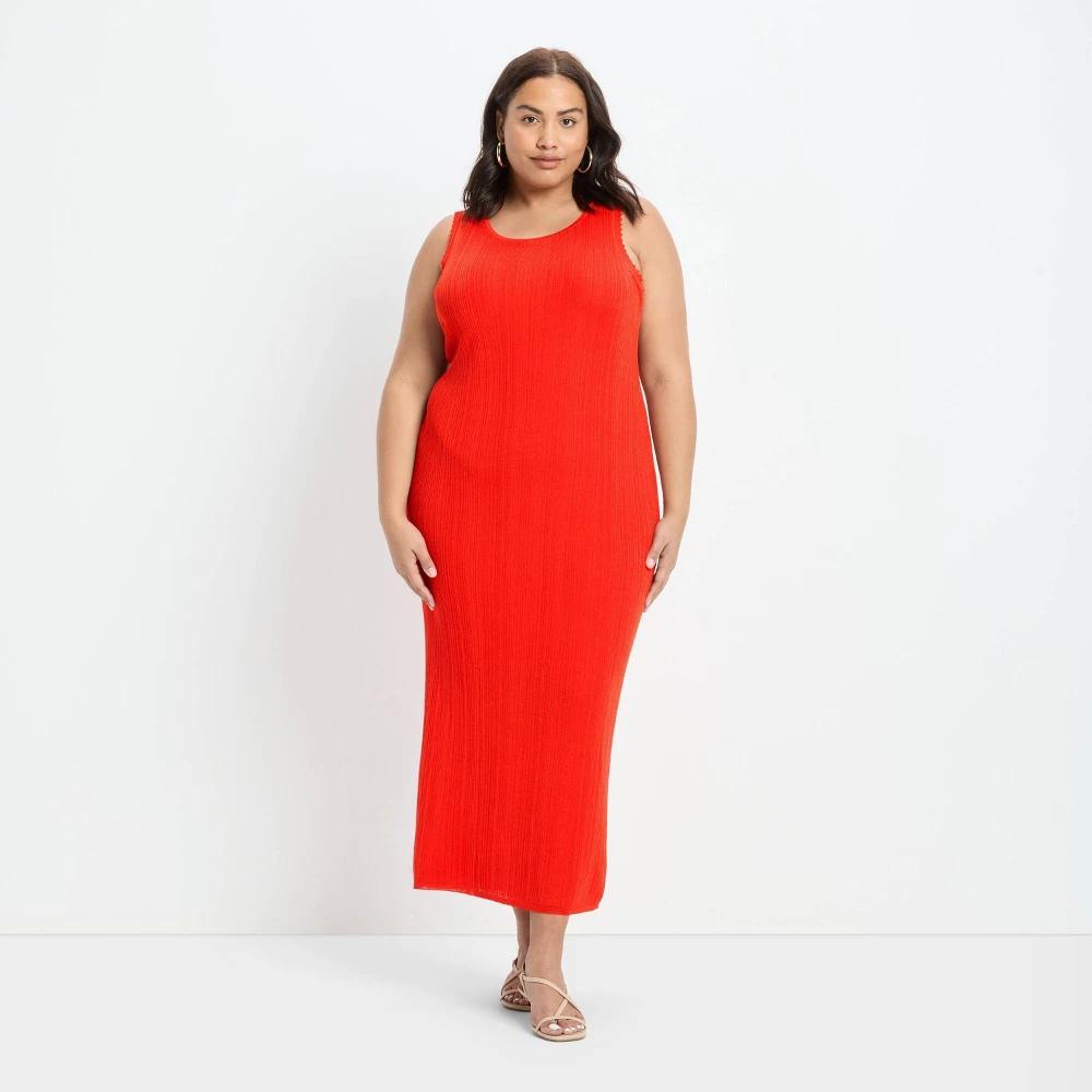 Women's Open Back Maxi Sweater Dress - Future Collective Product Image