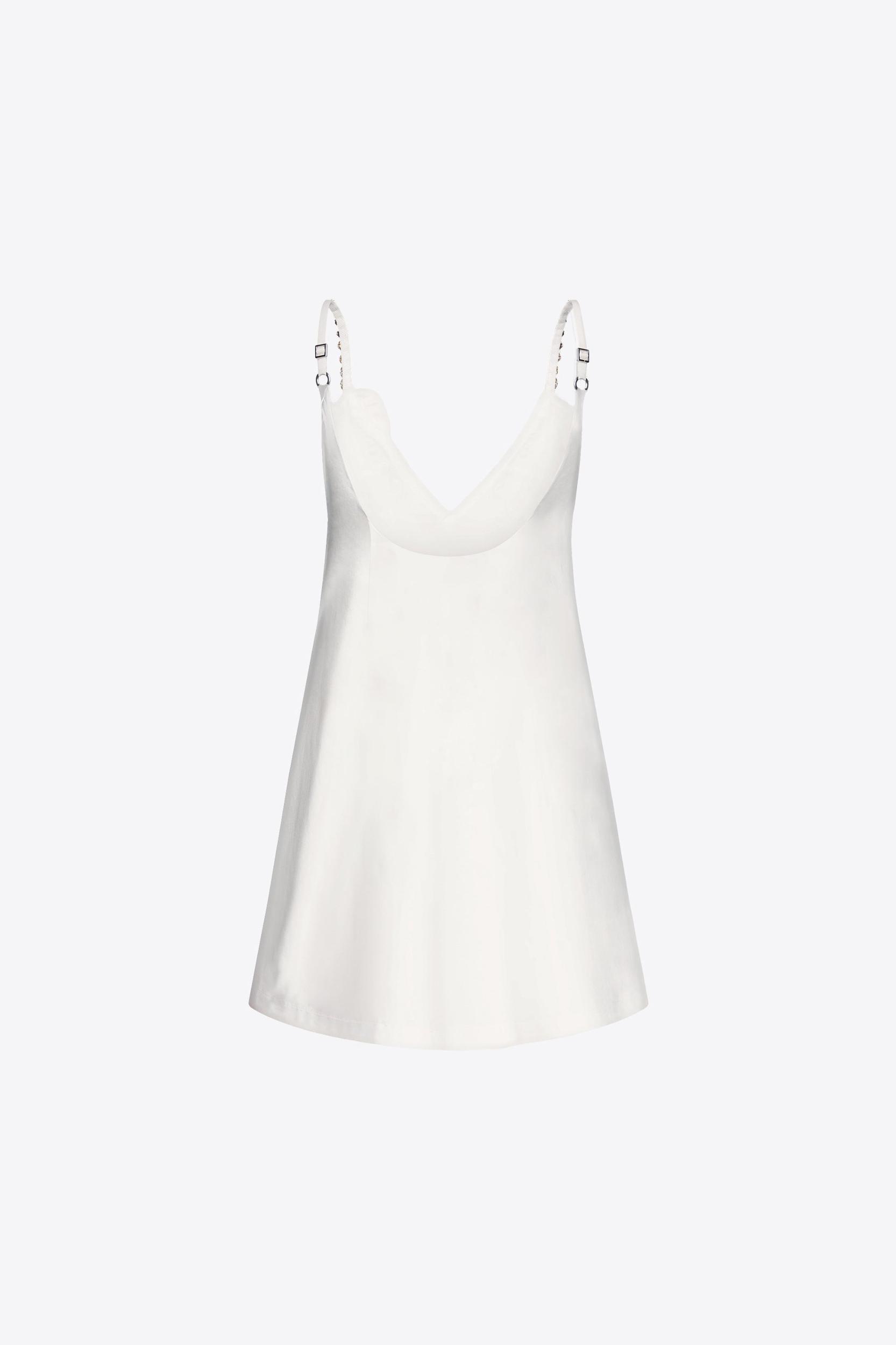 Crystal Rosette Poplin Mini Dress Product Image