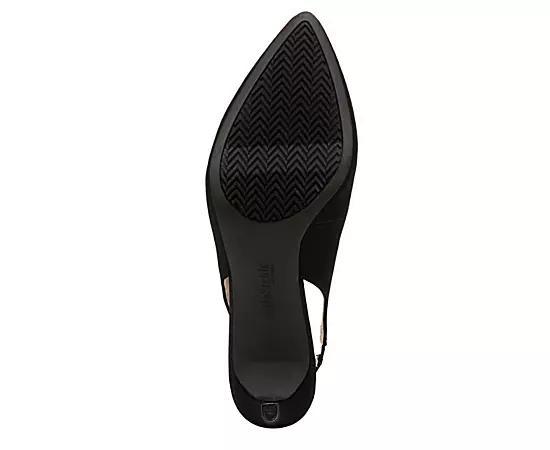 LifeStride Annalise Women's Slingback Heels, Size: 6, Black Fabric Product Image