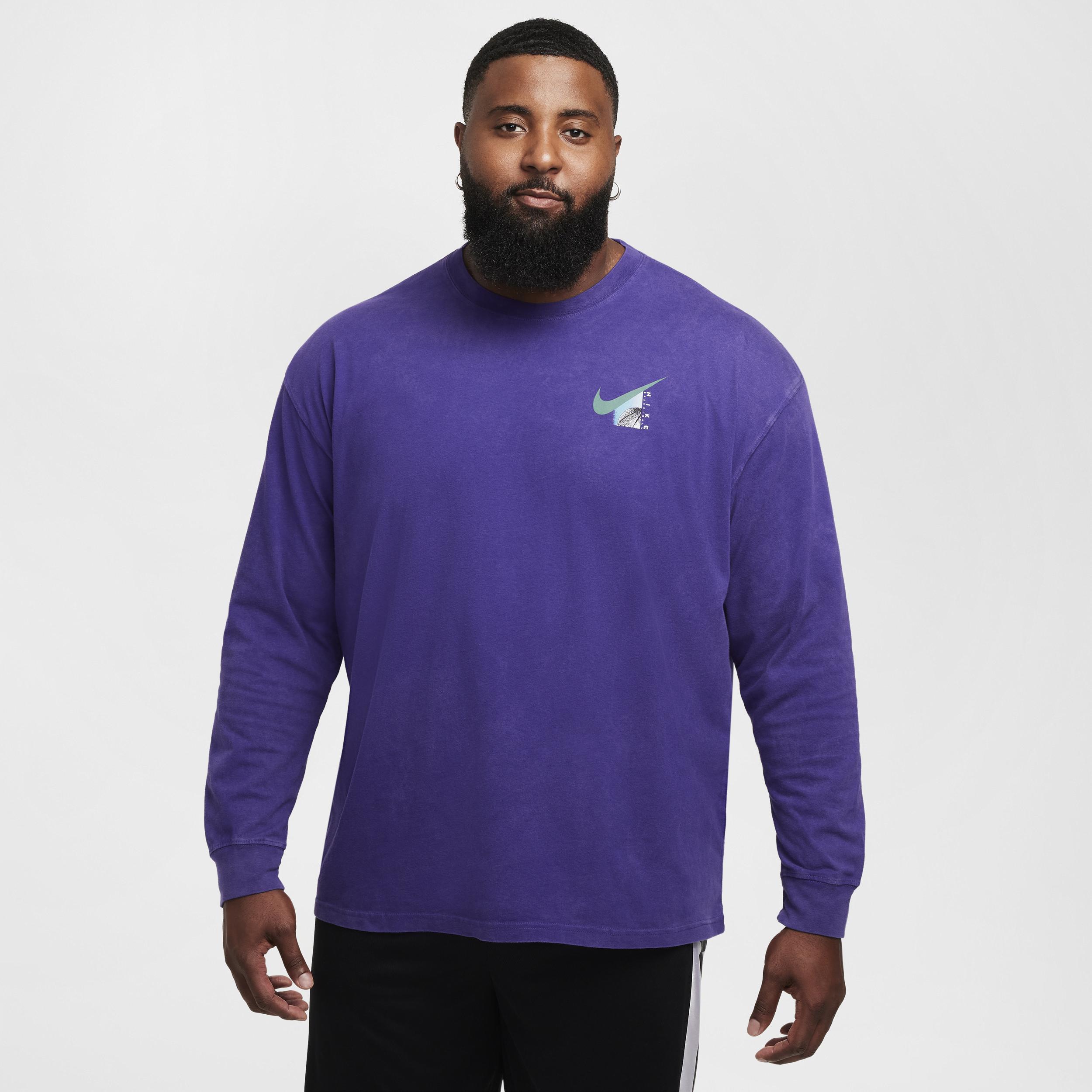 Nike Men's Max90 Long-Sleeve Basketball T-Shirt Product Image