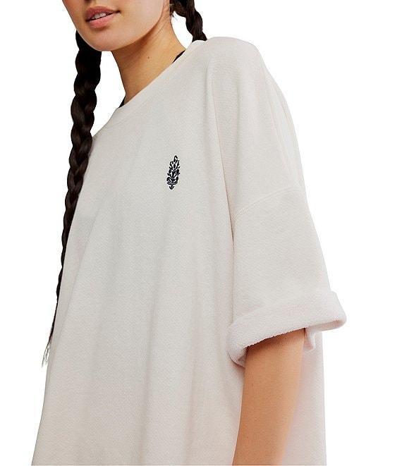 FP Movement Back Me Up Crew Neck Short Sleeves Oversize Short Set Product Image