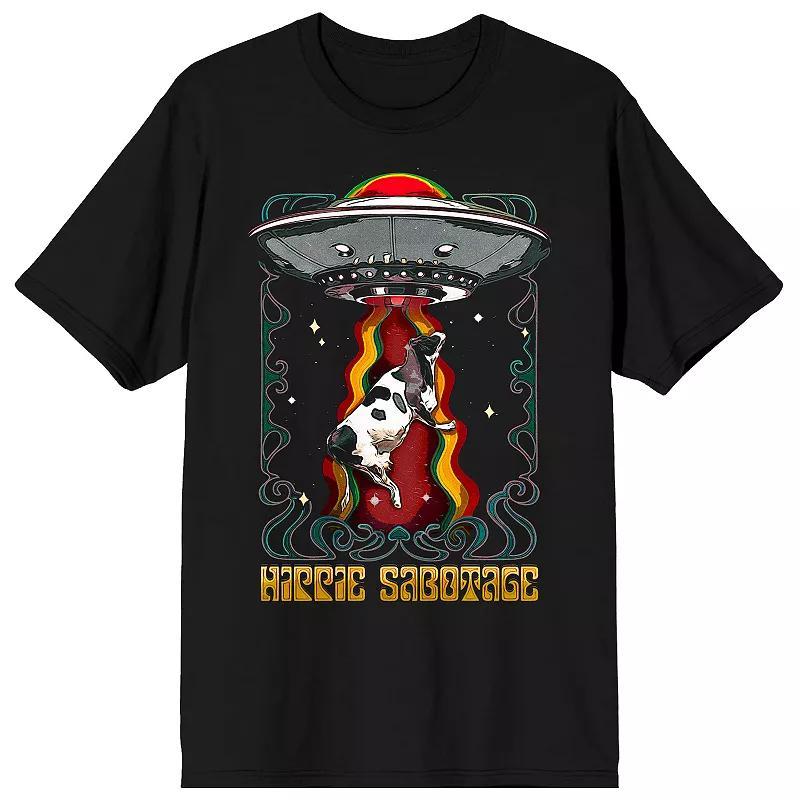 Men's Hippie Sabotage Alien Space Tee, Size: Large, Black Product Image