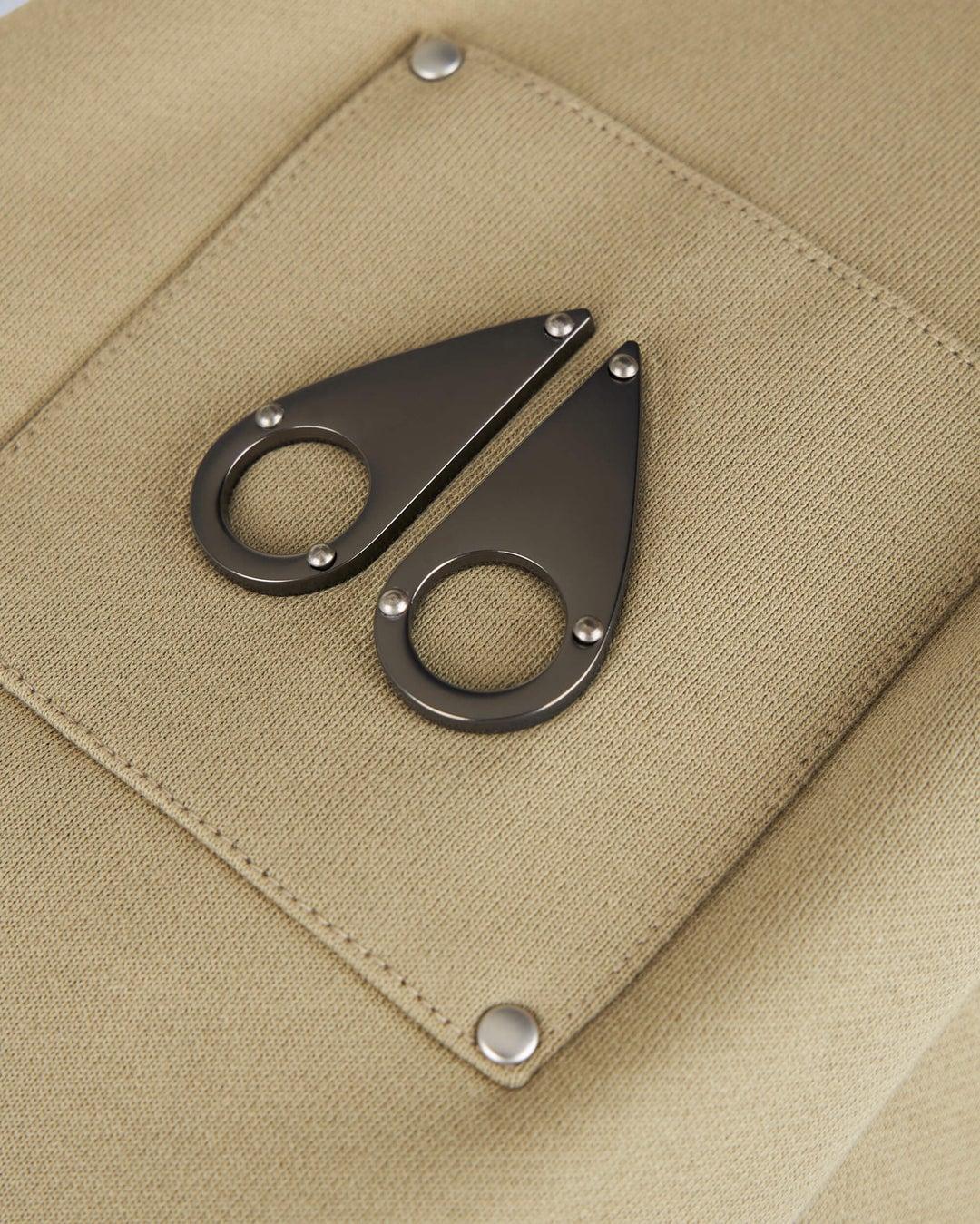 Moose Knuckles Mens Hartsfield Zip-Up in Sage Product Image