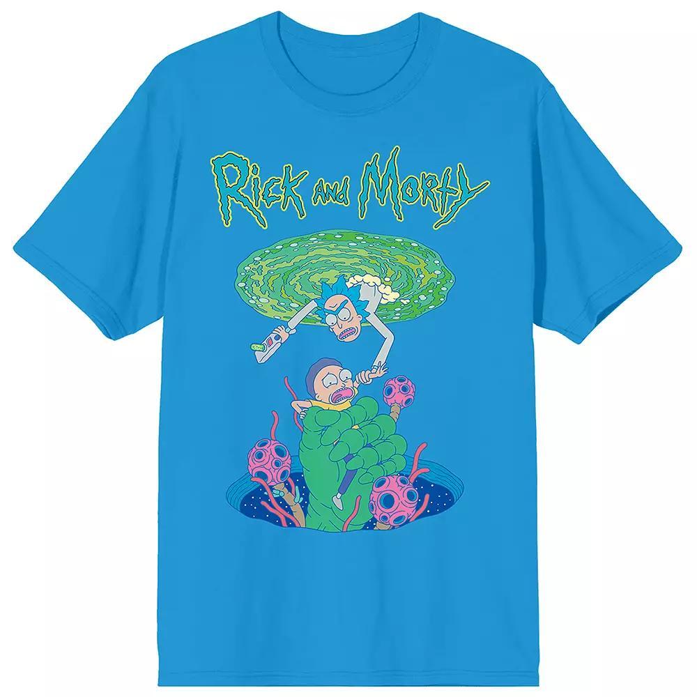 Mens Rick & Morty Portal Rescue Short Sleeve Graphic T-Shirt Product Image